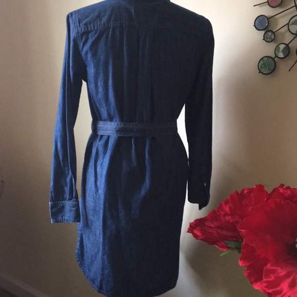 Loft denim jean shirtdress dress - Picture 6 of 8